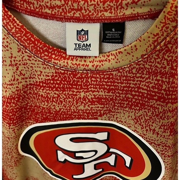 San Francisco 49ers -Team NFL ZUBAZ - Wild Pattern Long Sleeve Shirt -S-larger! - Picture 2 of 4